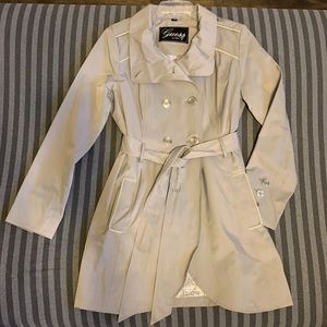 Guess Grey Trench Coat LIKE NEW, NEVER WORN